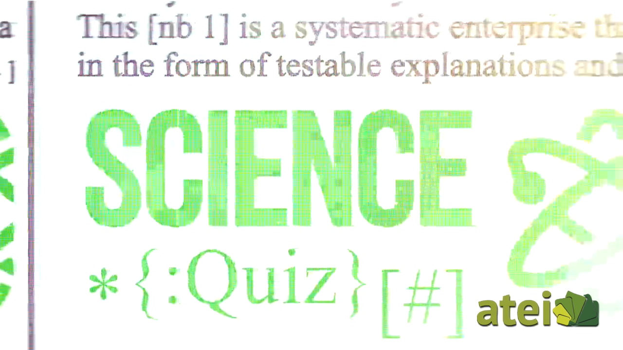 Science Quiz (1)