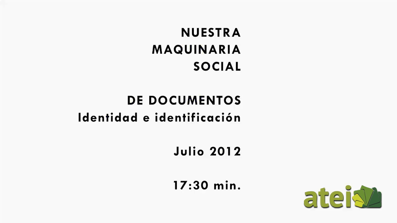 02. DE DOCUMENTOS. Identidad e Identificación-YouTube sharing