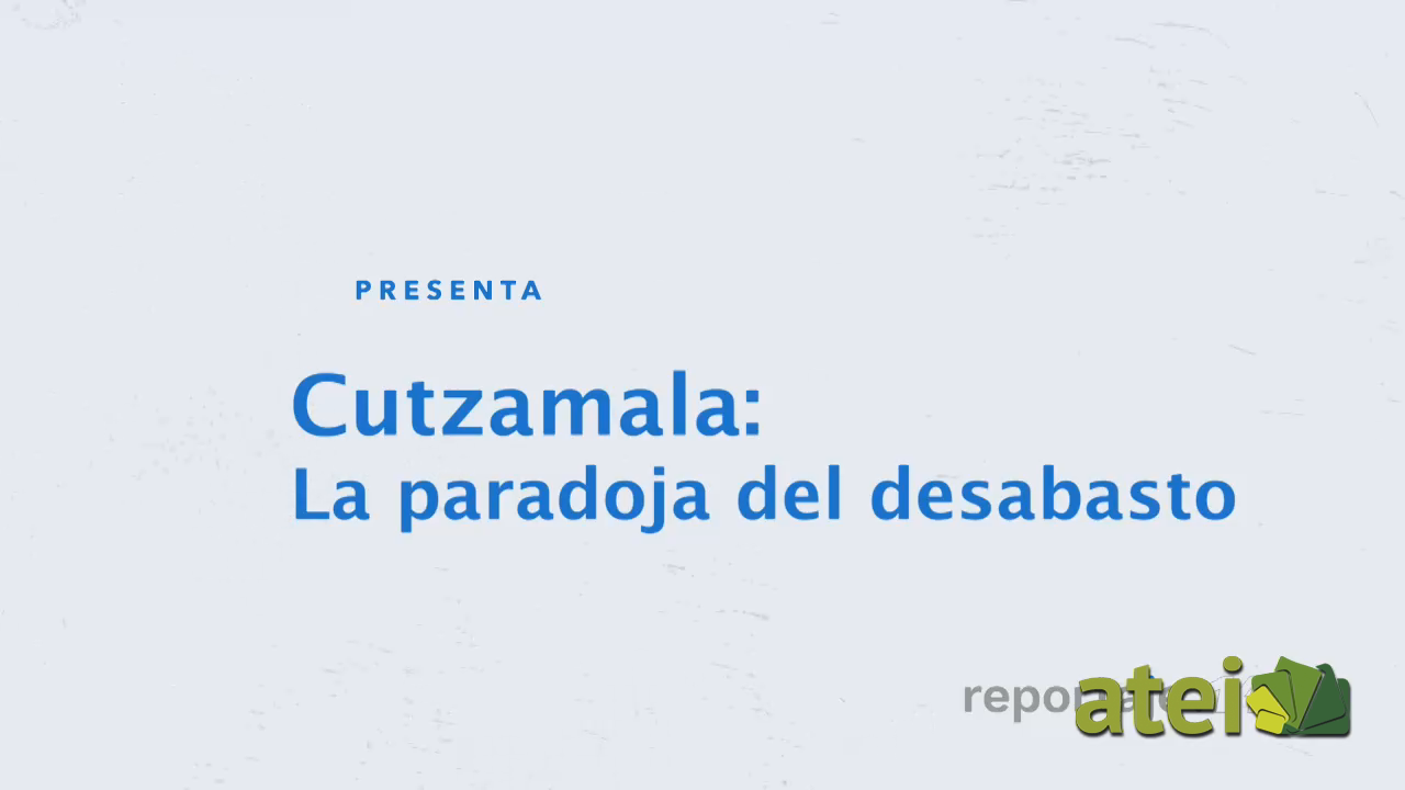 Cutzamala. La paradoja del desabasto B1